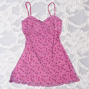 Urban Outfitters Elodie Dress in floral pink